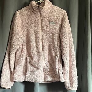 Columbia Soft Pink Teddy Jacket